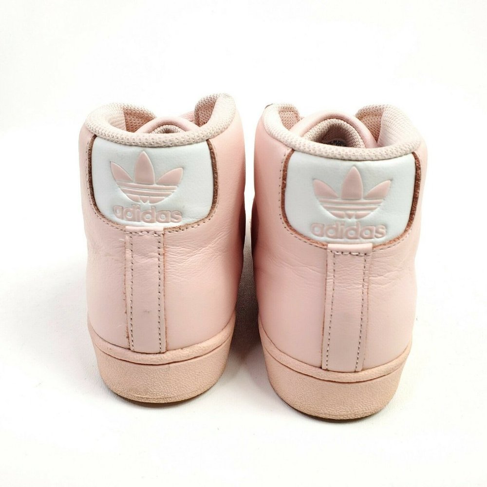 Adidas Pro Model Youth Shoes Size 7 Pink Gold Sneaker Womens Size 9 EU 40 CQ0621 - Picture 9 of 10